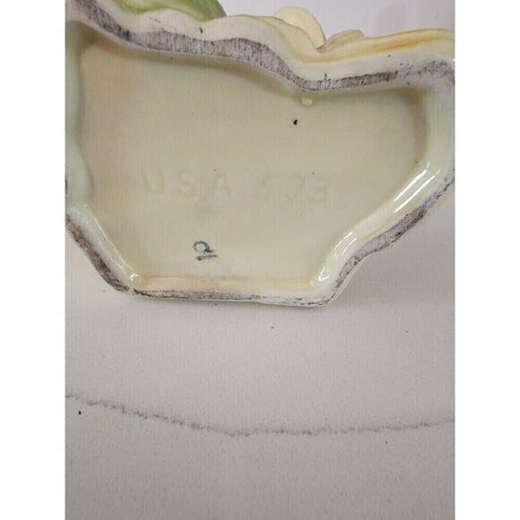 Vintage Shawnee Pottery Ceramic Asian Couple Planter #573 - Picture 3 of 4